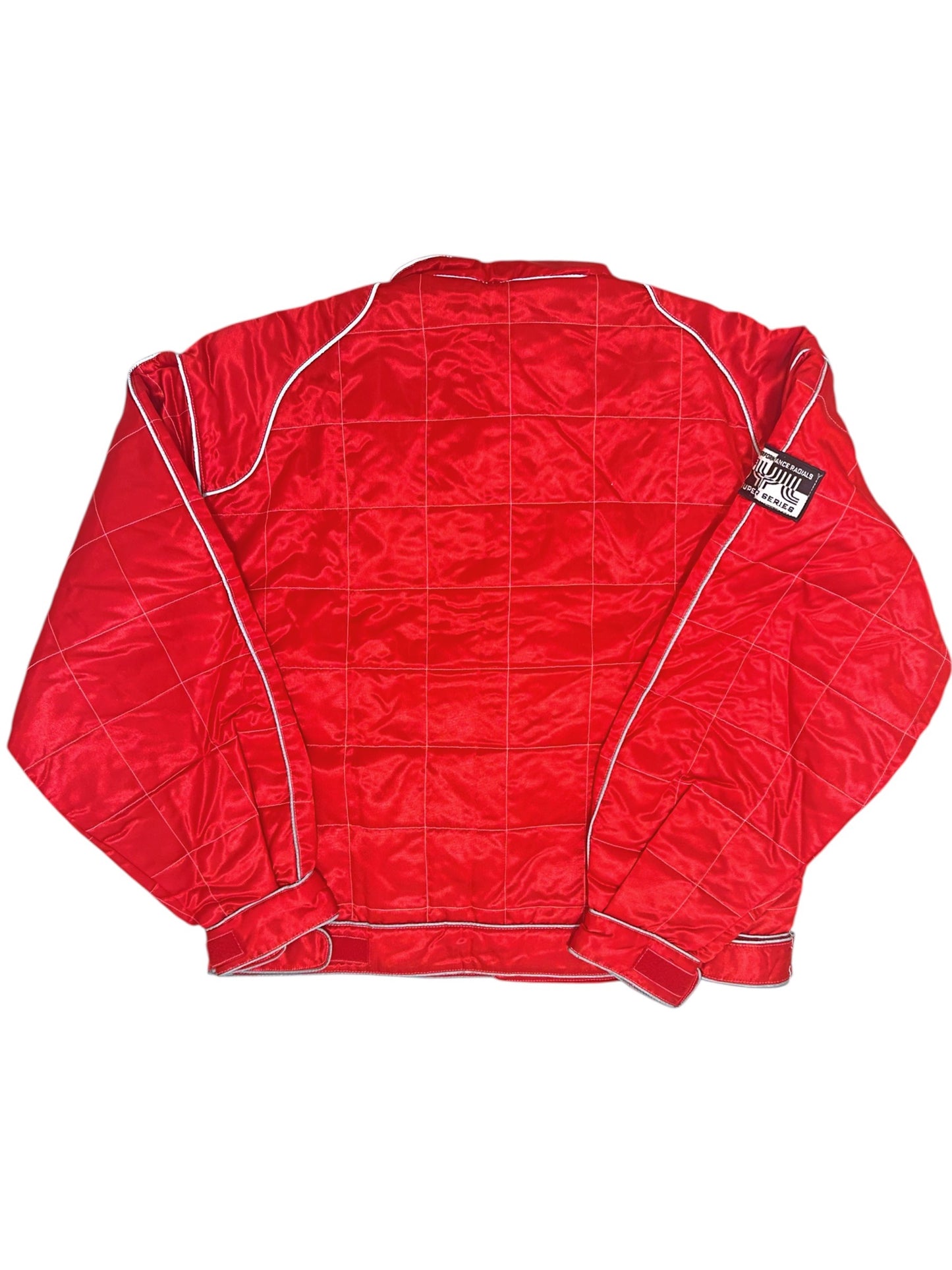 RARE!! Vintage 1996 Red Cybertek CTK Racing Reflective Jacket