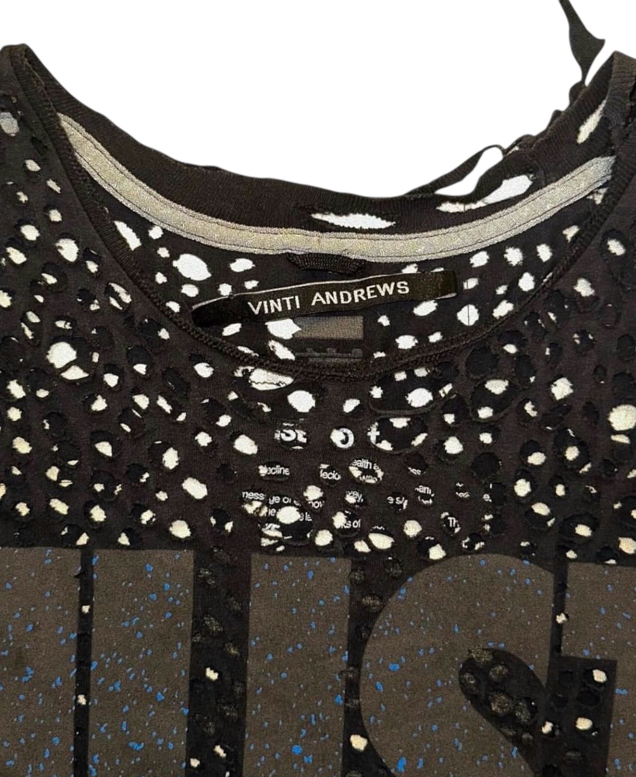 Vinti Andrews Women’s salvaged Nike surgeon collection shirt 2008