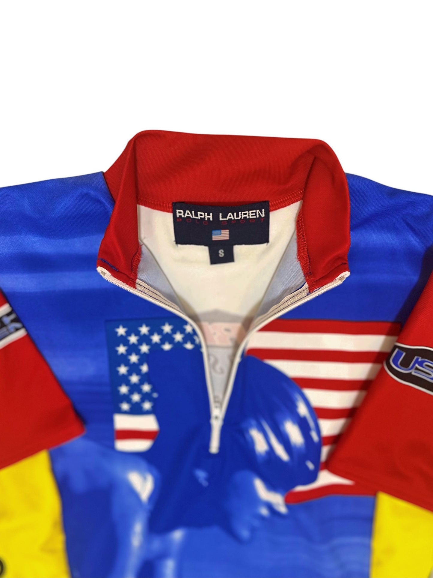 Vintage 1997 Ralph Lauren Polo Sport Bike / Cycling Shirt