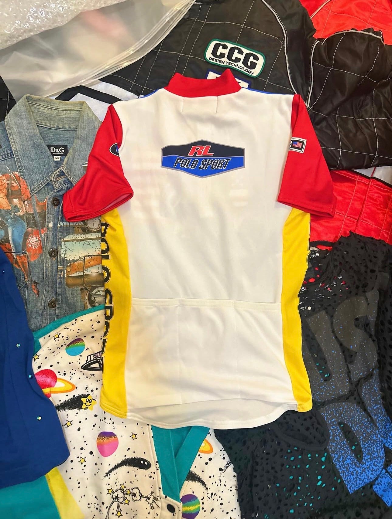 Vintage 1997 Ralph Lauren Polo Sport Bike / Cycling Shirt