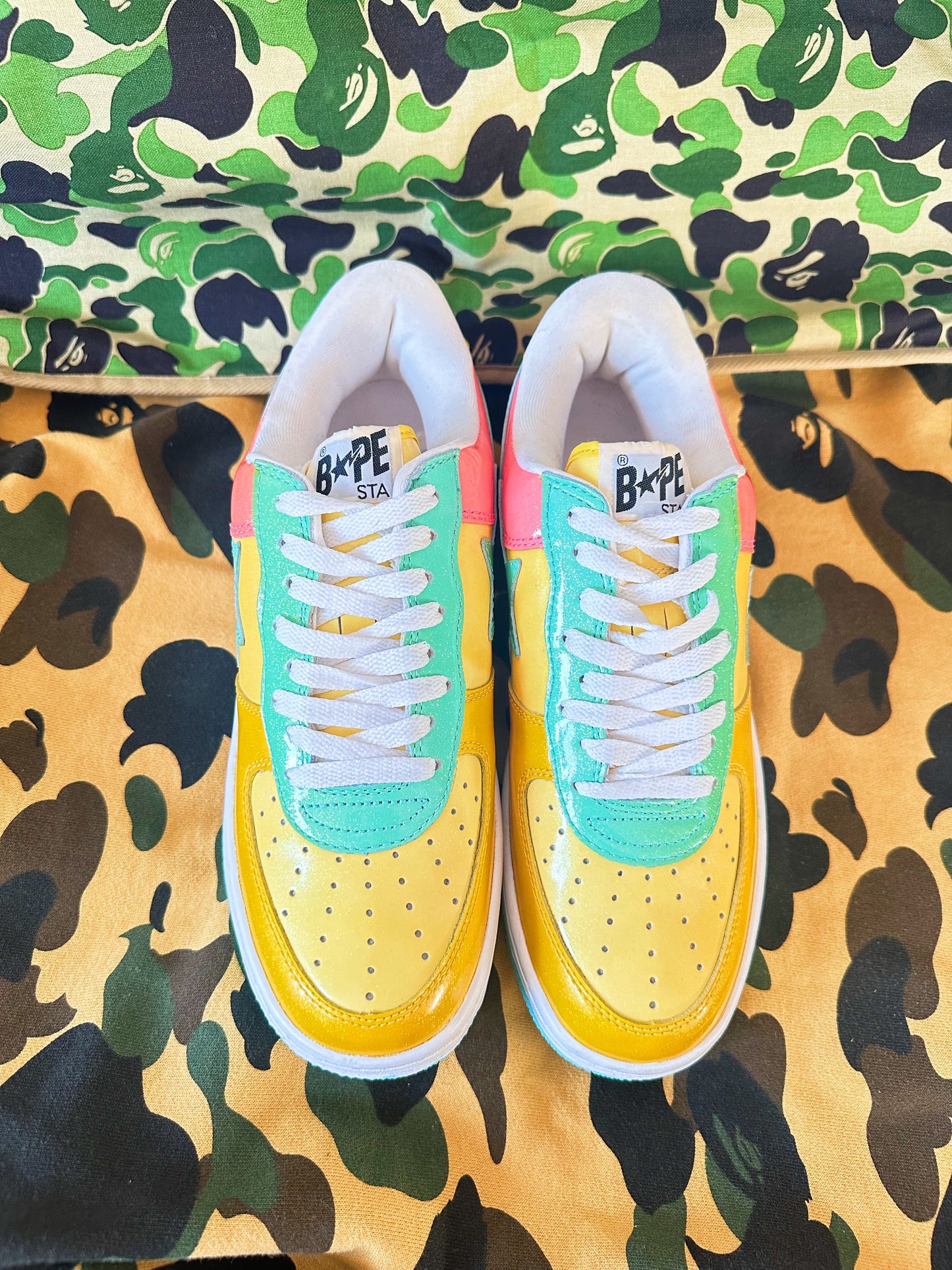 OG Bapesta Cotton Candy Glitter (2009)  ✨🍭 (DEADSTOCK)