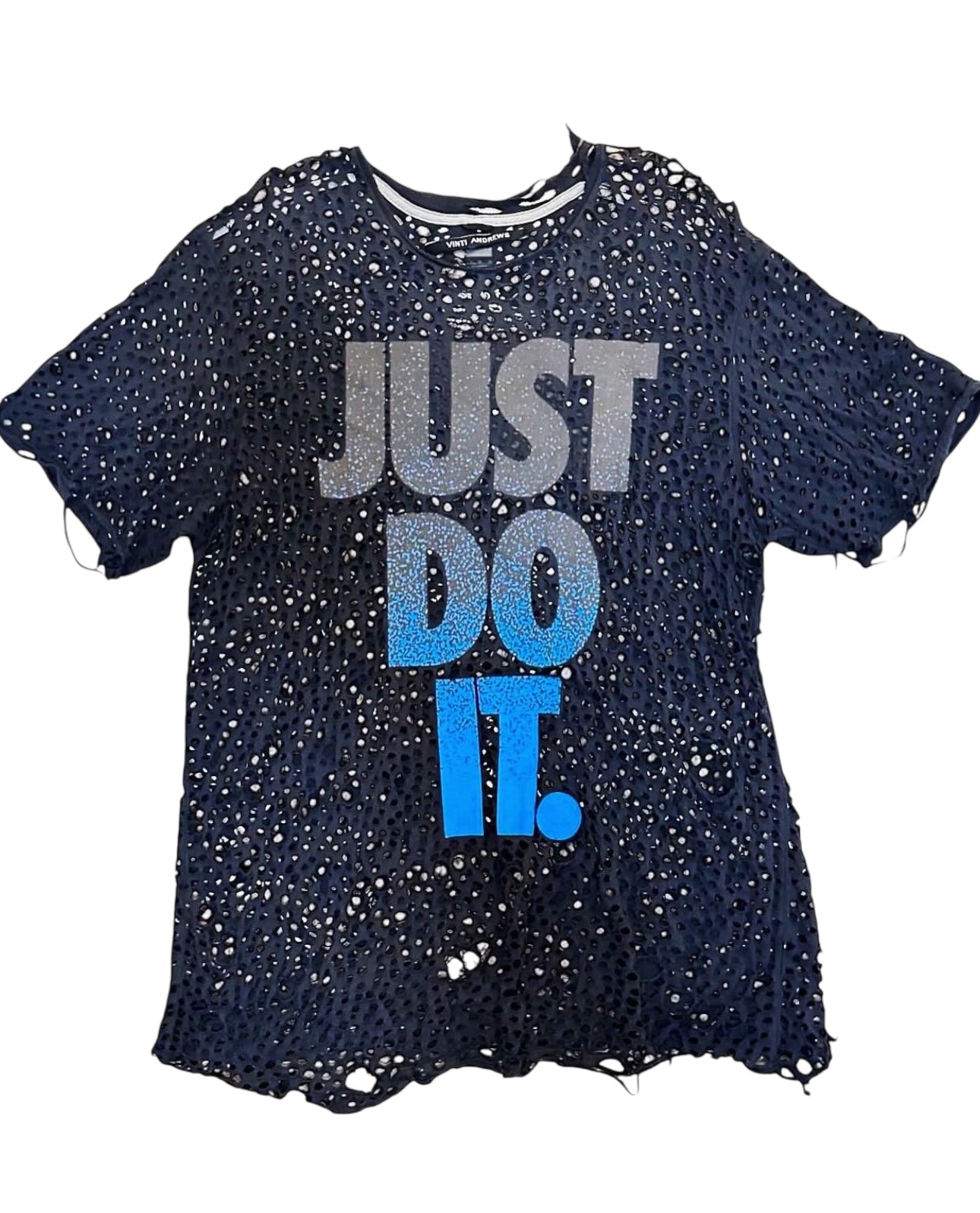 Vinti Andrews Women’s salvaged Nike surgeon collection shirt 2008