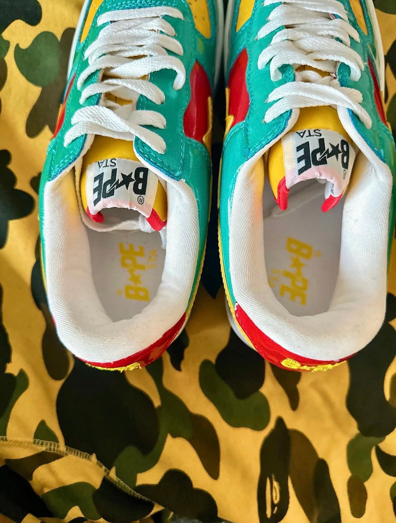 OG Bapesta Baby Milo Monster “Blue” Glitter 2009 Rare Size 9 (DEADSTOCK)