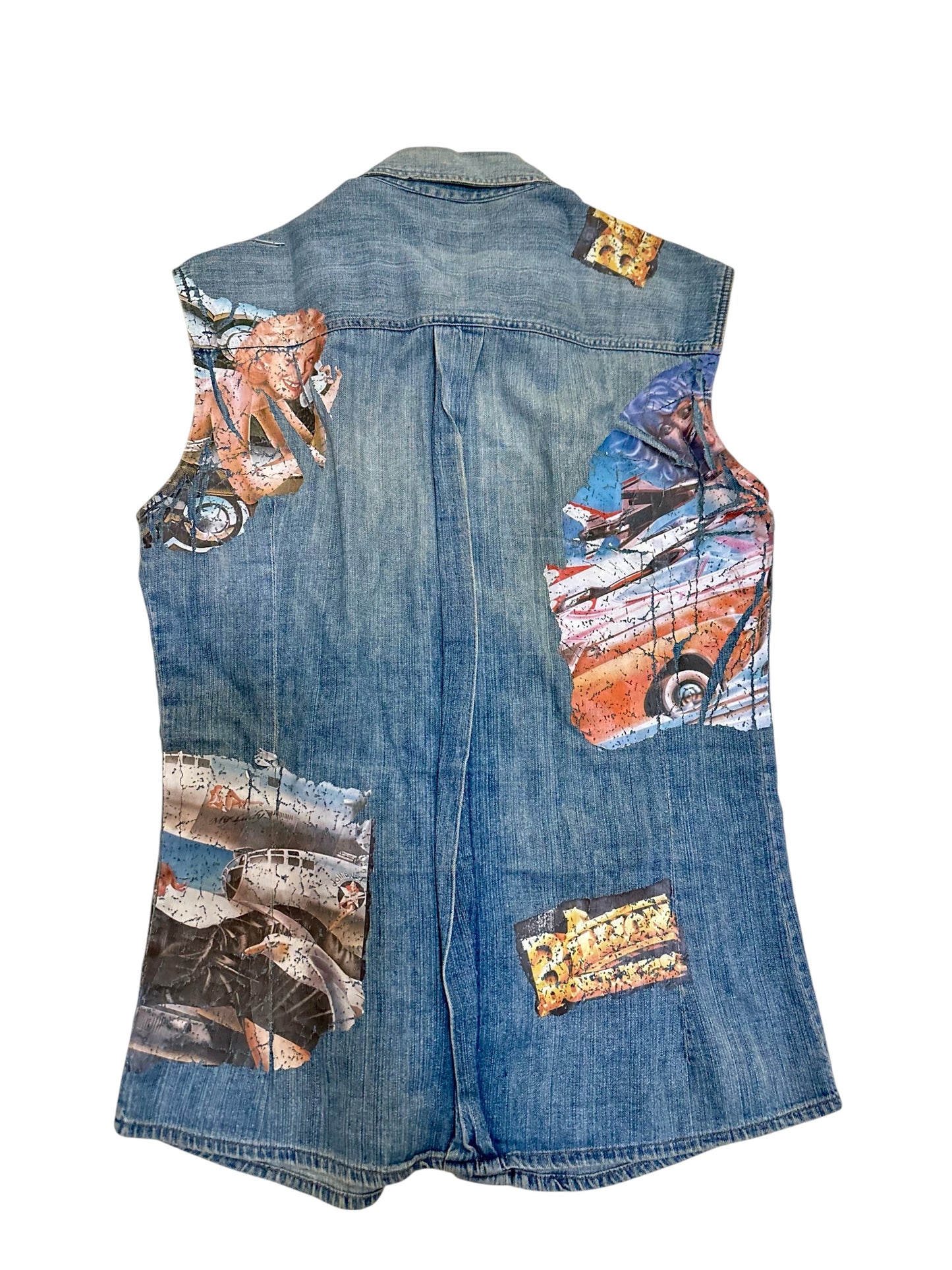 Vintage Spring/Summer 2002 collection D&G sleeveless denim vest