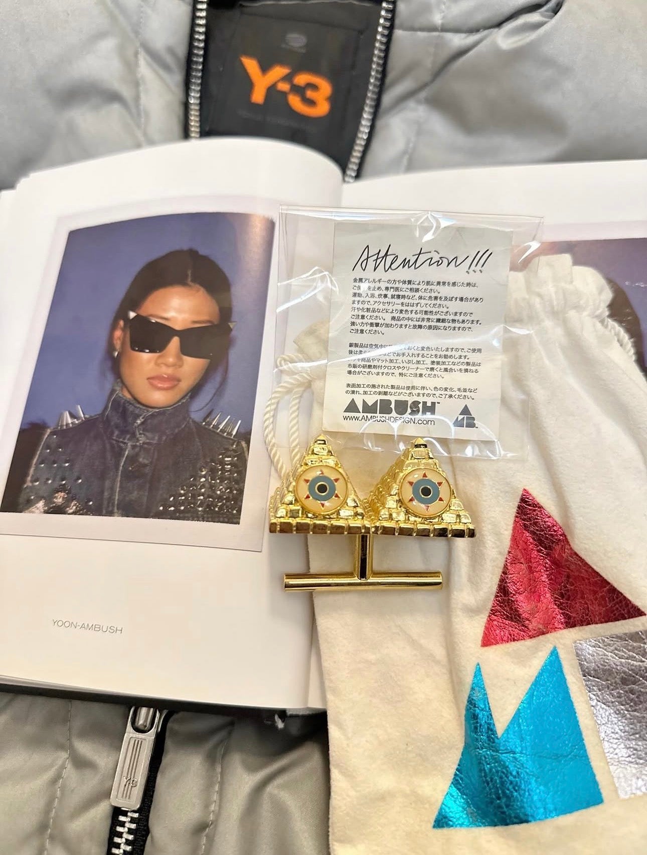 Ambush Design AMBUSH Japan Eye Am Not Alone Pyramid Ring