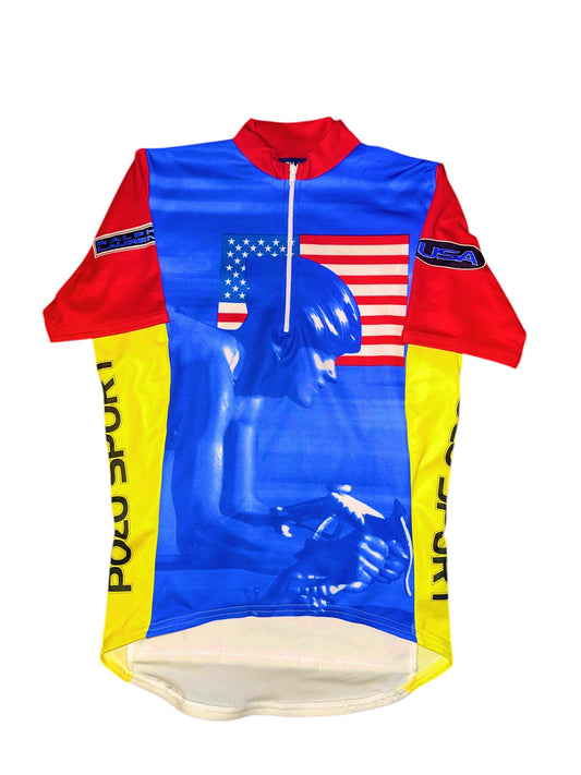 Vintage 1997 Ralph Lauren Polo Sport Bike / Cycling Shirt