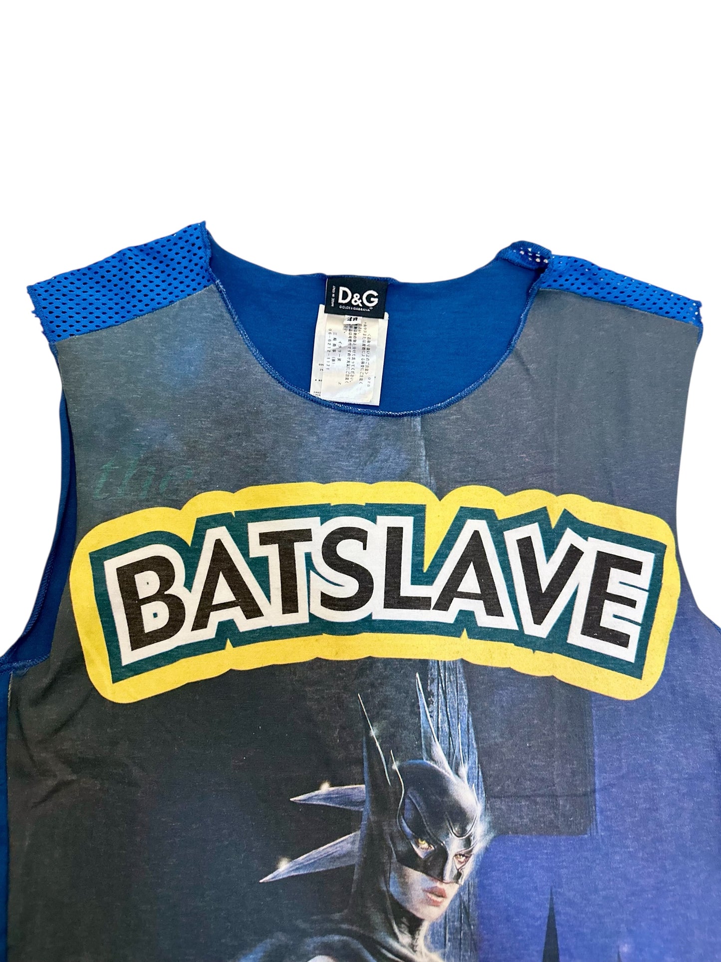 Vintage D&G (Dolce & Gabbana) Spring/Summer 2003 Collection "BATSLAVE"  *UNPUNIISHED* Tank Top