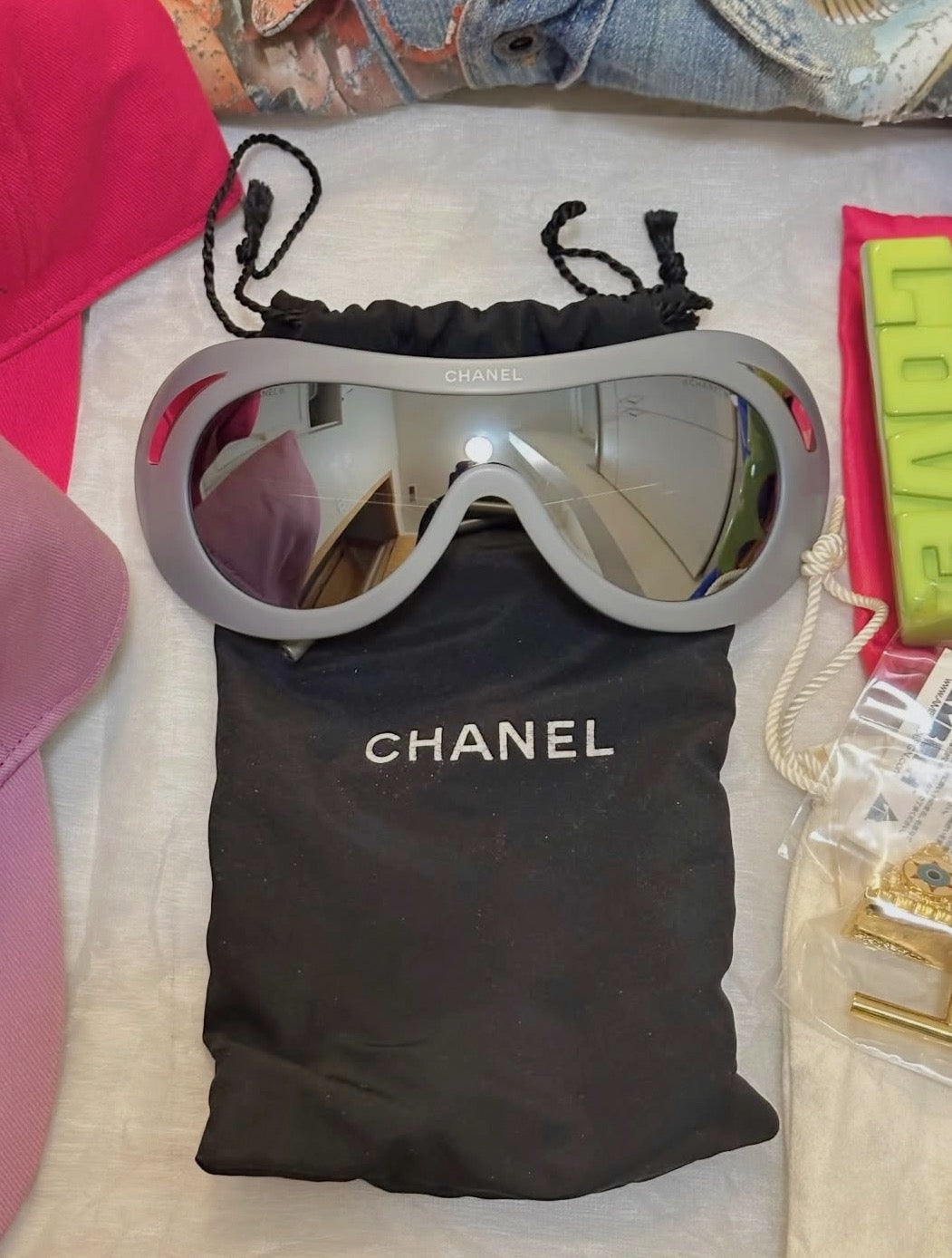 Vintage Chanel Fall/Winter Runway 2000 Ski Sunglasses