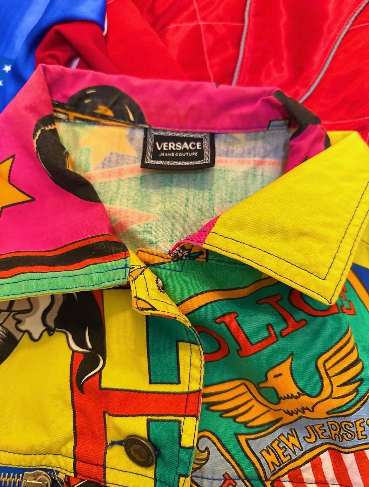 Vintage Versace Jeans Couture “Betty Boop” Pop Art Jeans Jacket - 1991
