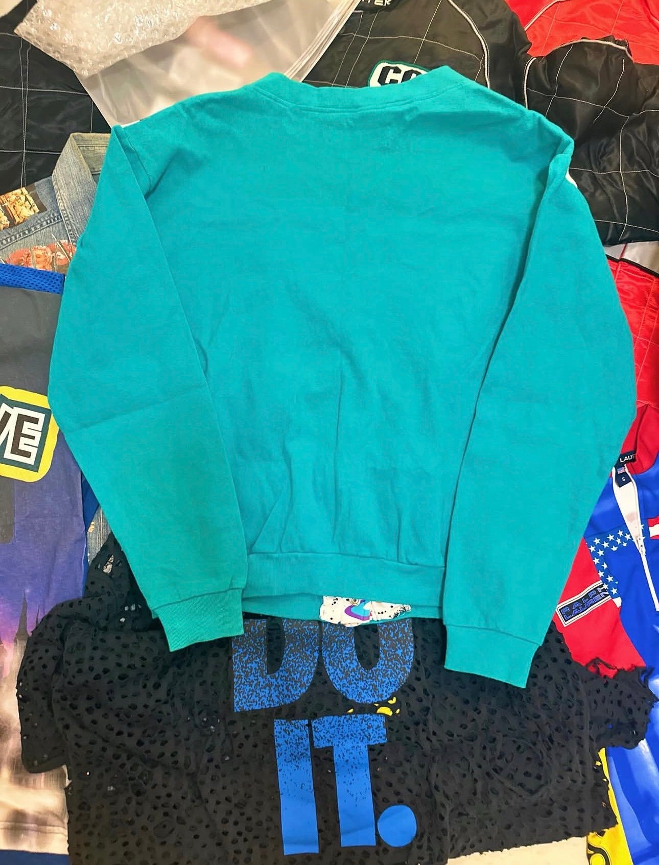 Vintage Jeremy Scott Autumn/Winter 2007 "Happy Daze Collection"  Space poodles cardigan