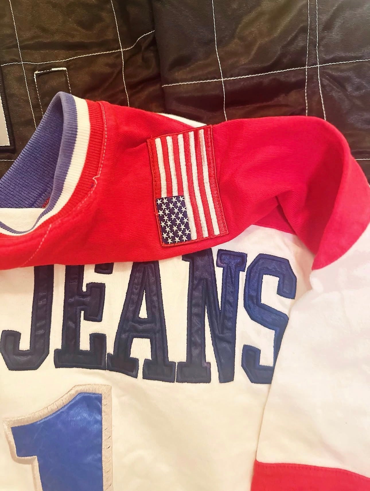 Vintage 90’s Tommy Hilfiger, TOMMY JEANS HOCKEY JERSEY