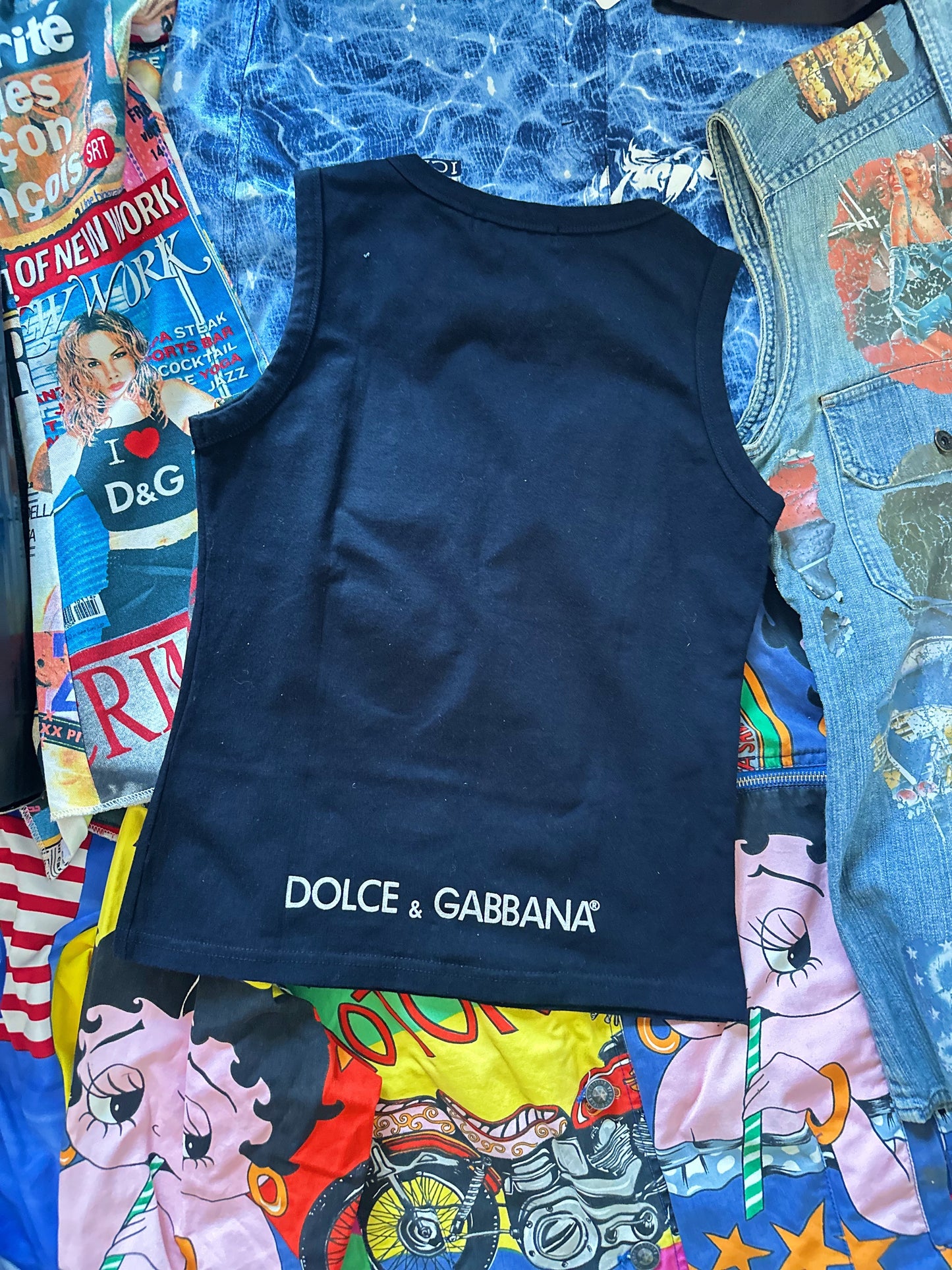 Rare Vintage Dolce & Gabbana Basic LOGO TANK