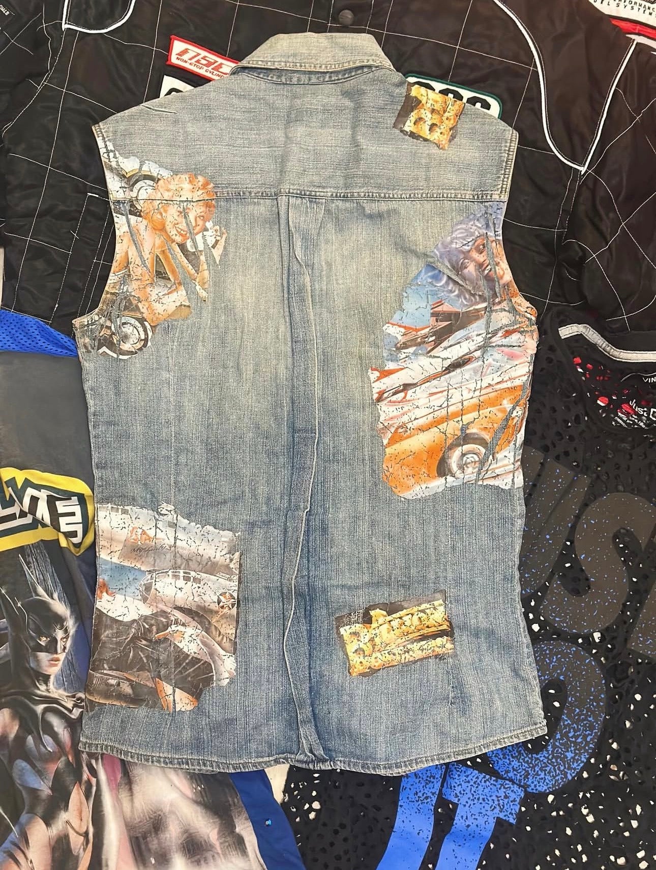 Vintage Spring/Summer 2002 collection D&G sleeveless denim vest