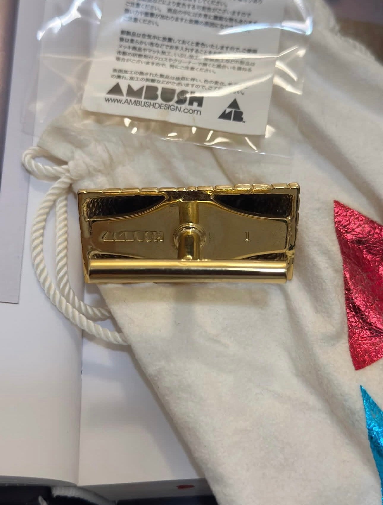 Ambush Design AMBUSH Japan Eye Am Not Alone Pyramid Ring