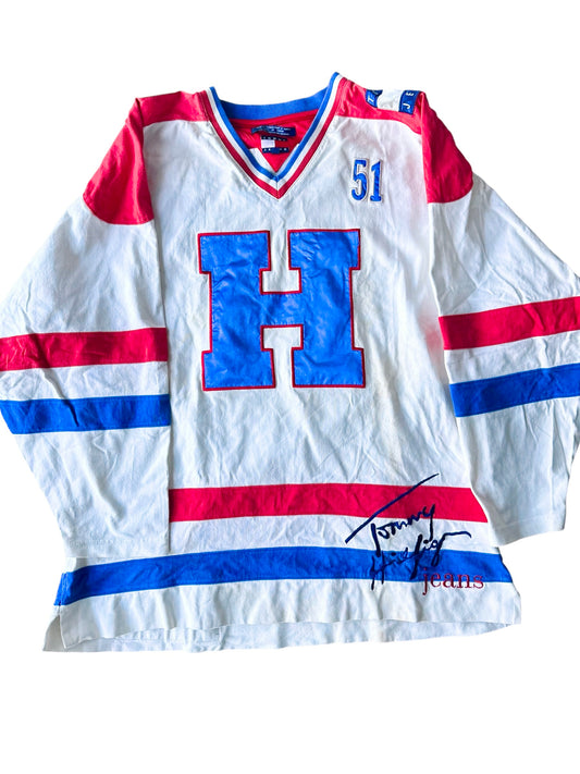 Vintage 90’s Tommy Hilfiger, TOMMY JEANS HOCKEY JERSEY