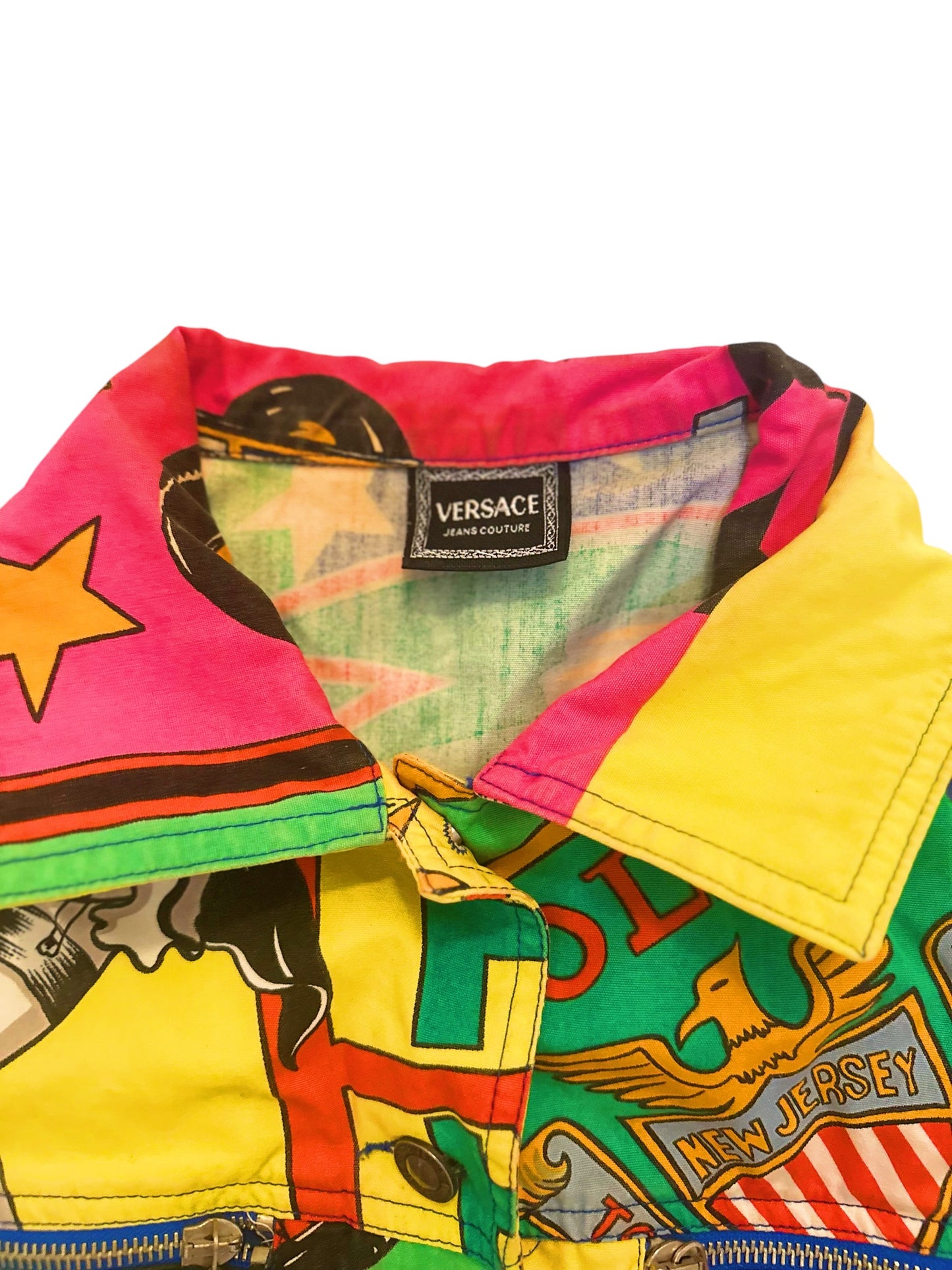 Vintage Versace Jeans Couture “Betty Boop” Pop Art Jeans Jacket - 1991