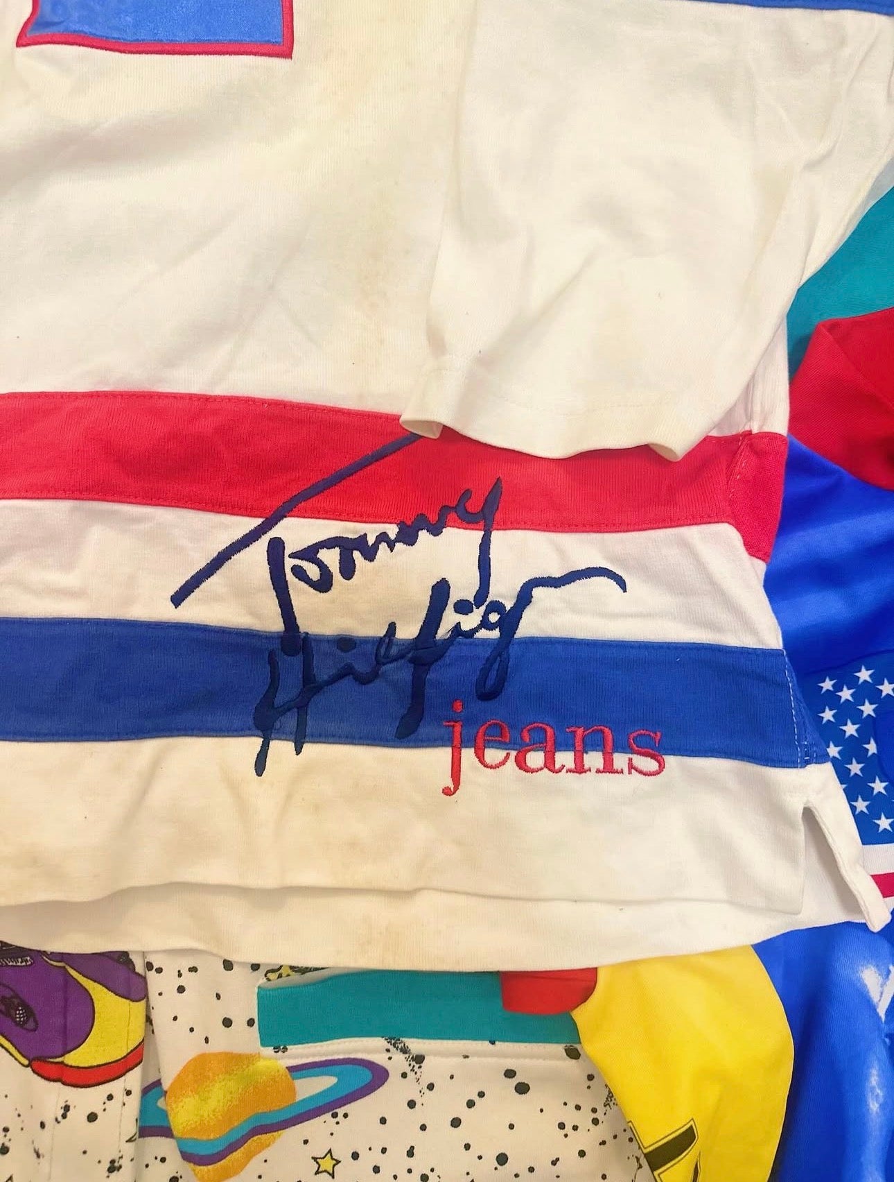 Vintage 90’s Tommy Hilfiger, TOMMY JEANS HOCKEY JERSEY