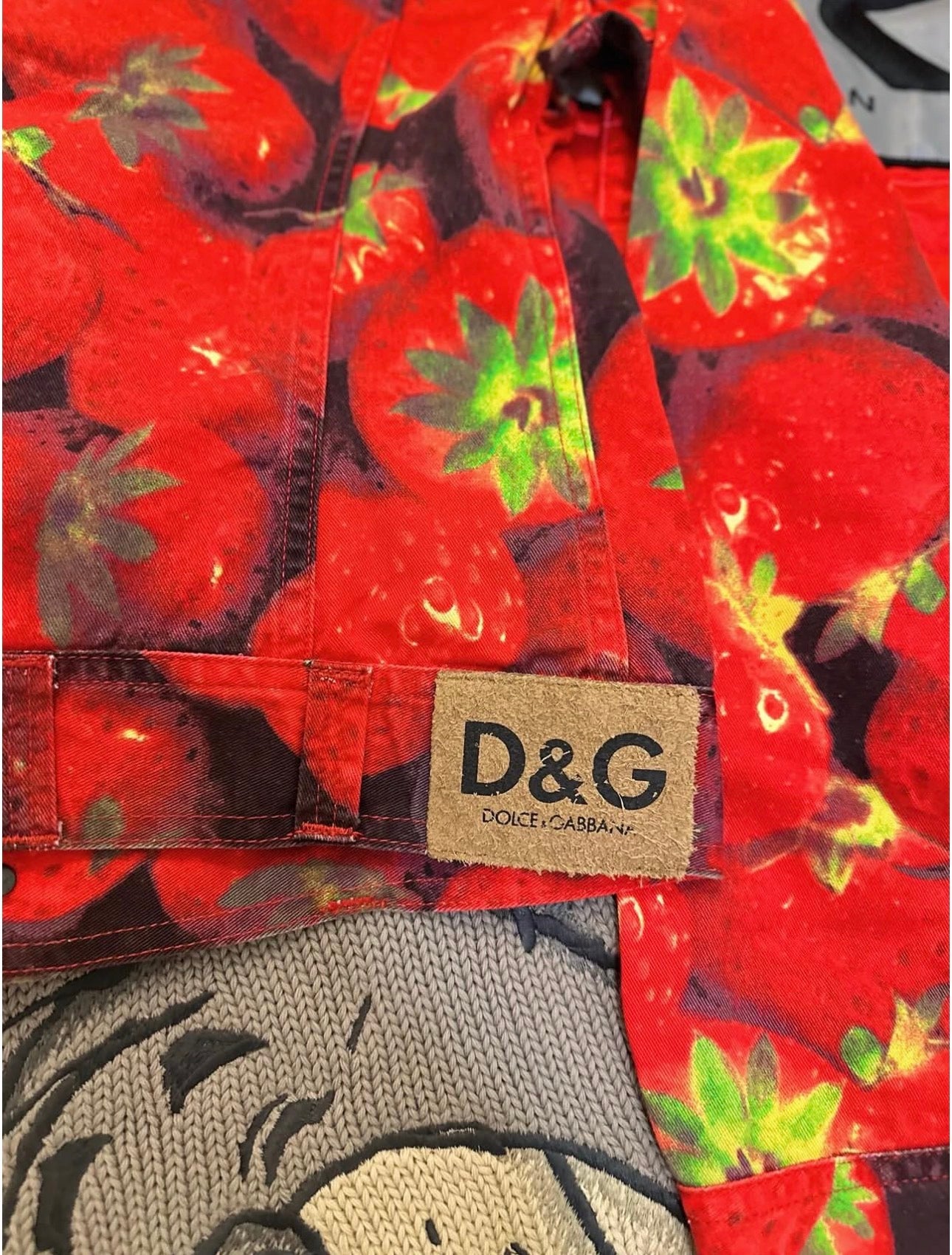 Vintage 2000s Dolce & Gabbana Strawberry Jacket