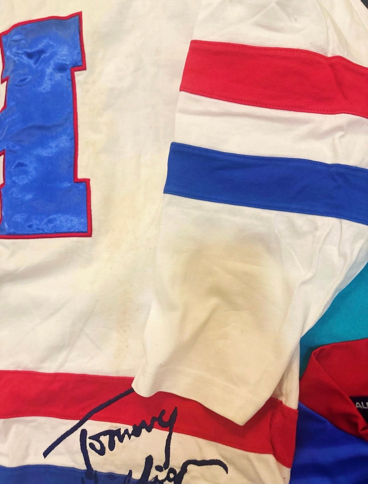 Vintage 90’s Tommy Hilfiger, TOMMY JEANS HOCKEY JERSEY