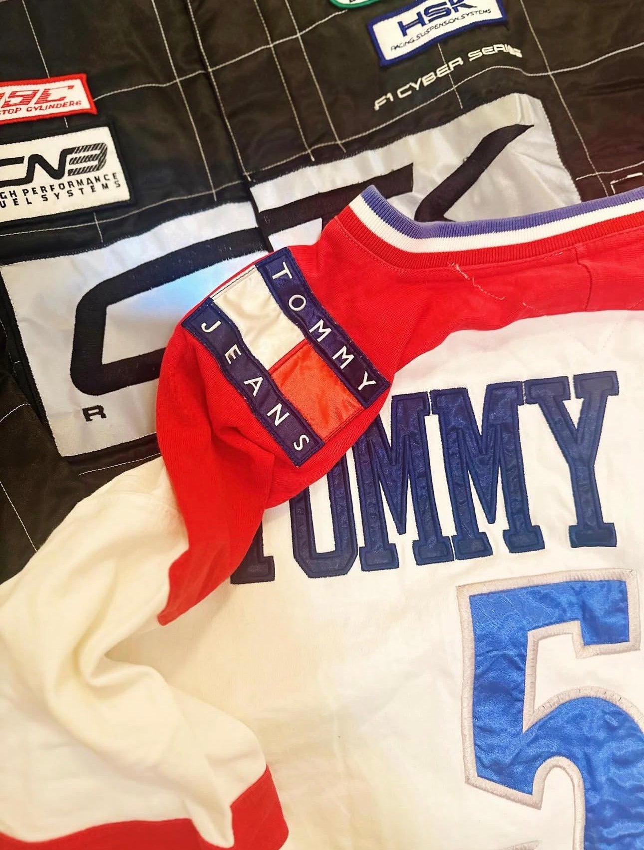 Vintage 90’s Tommy Hilfiger, TOMMY JEANS HOCKEY JERSEY
