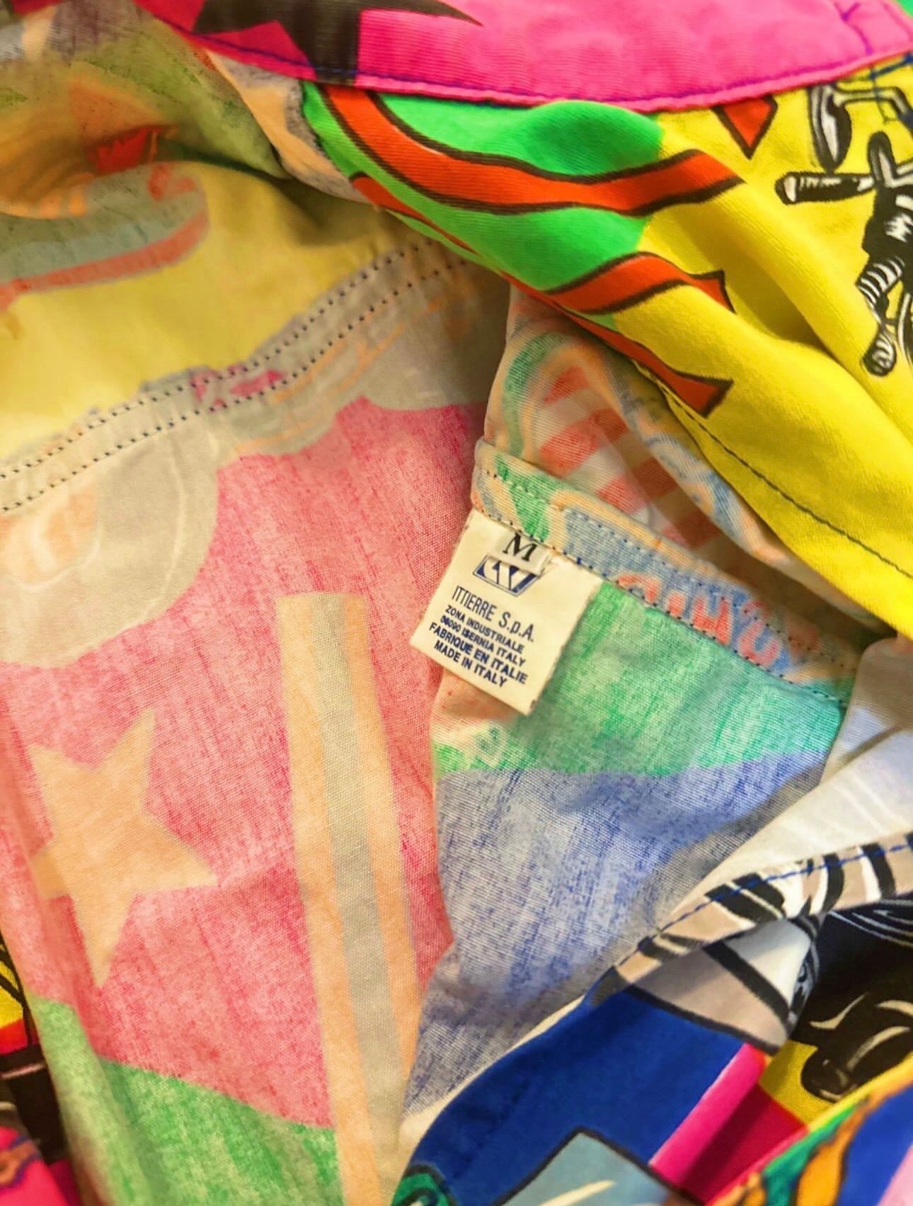 Vintage Versace Jeans Couture “Betty Boop” Pop Art Jeans Jacket - 1991