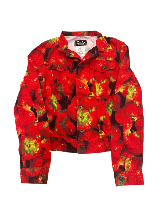 Vintage 2000s Dolce & Gabbana Strawberry Jacket