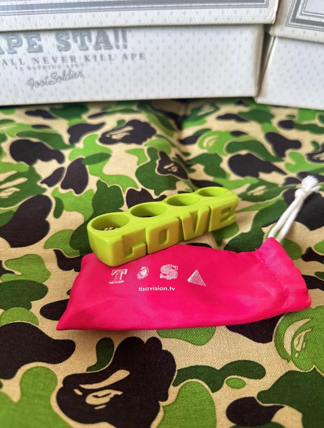 TI$A ™️ X PHENOMENON Hood Love 4 Finger “LOVE” ring