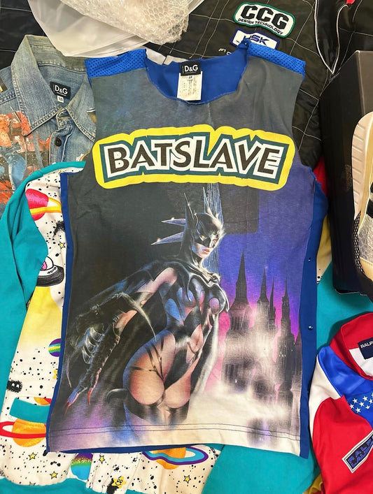 Vintage D&G (Dolce & Gabbana) Spring/Summer 2003 Collection "BATSLAVE"  *UNPUNIISHED* Tank Top