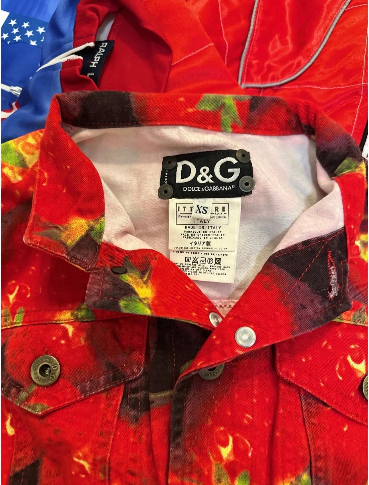 Vintage 2000s Dolce & Gabbana Strawberry Jacket