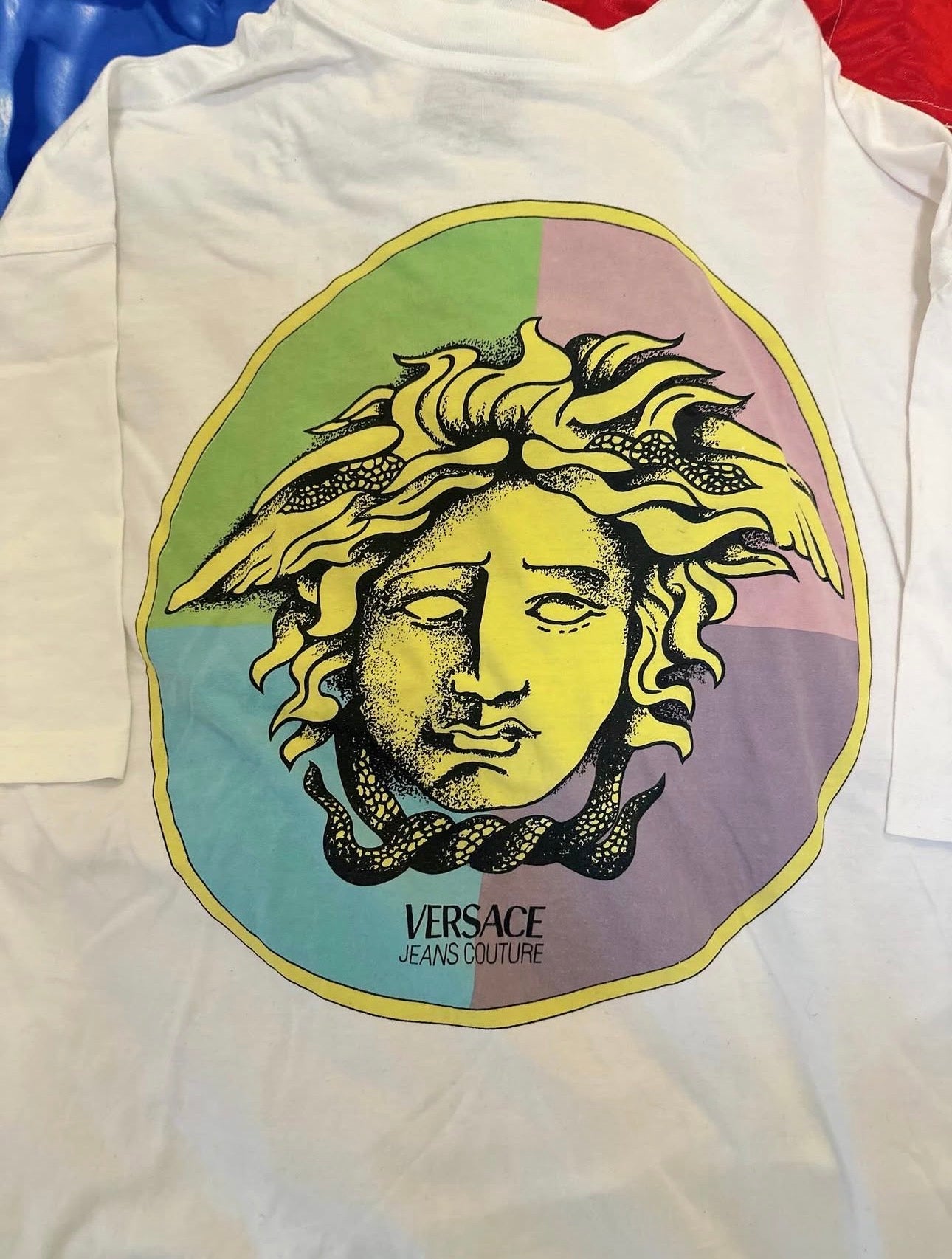 RARE!! Vintage 1996 VERSACE JEANS COUTURE Medusa t-shirt